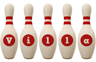 Villa bowling-pin logo