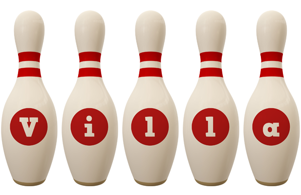 Villa bowling-pin logo