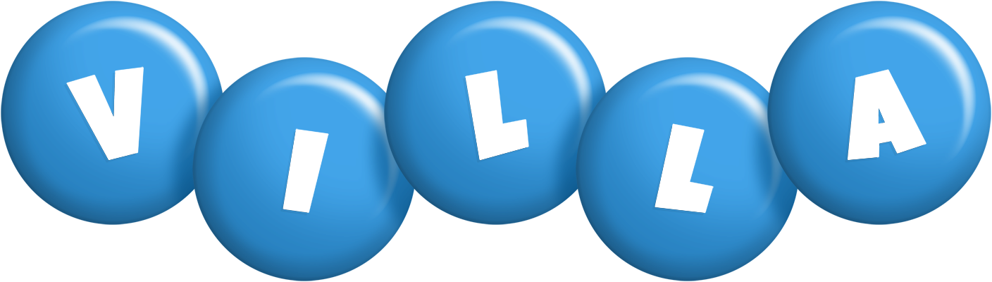Villa candy-blue logo
