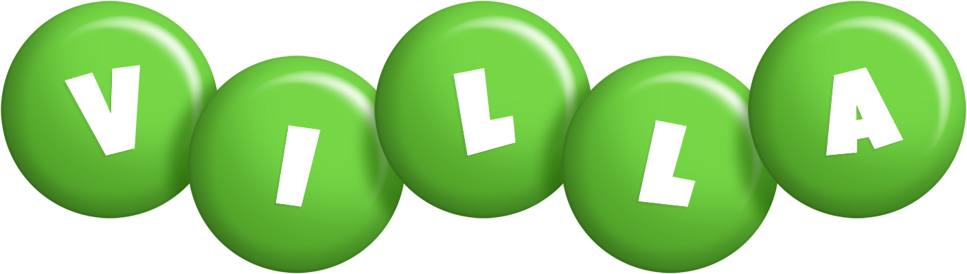 Villa candy-green logo