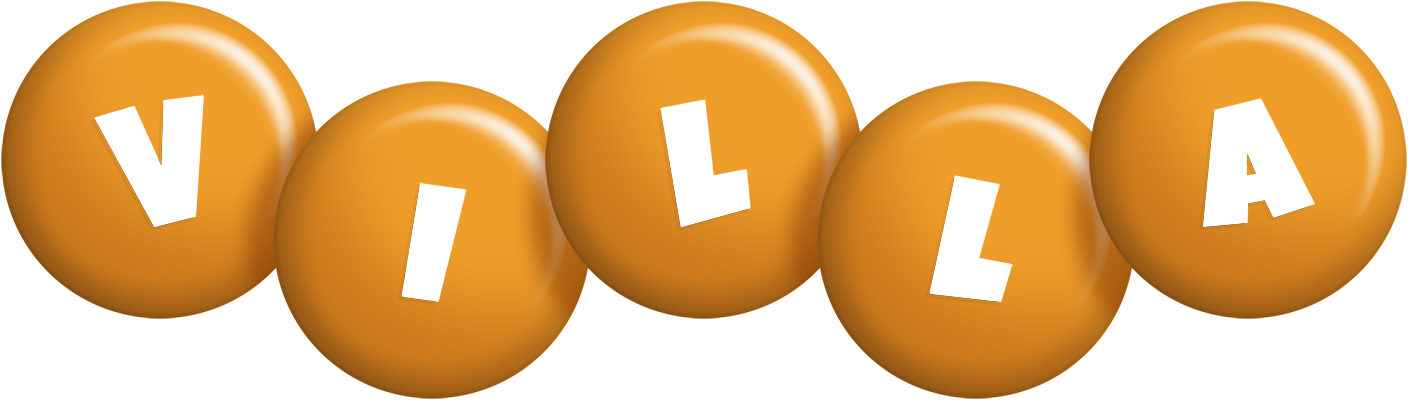 Villa candy-orange logo