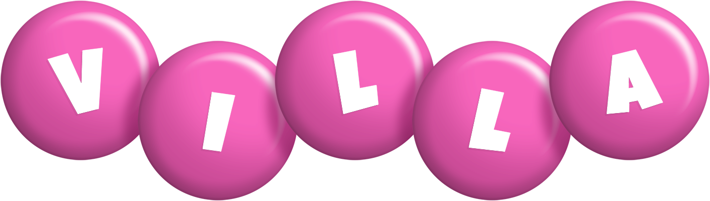 Villa candy-pink logo