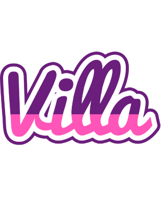Villa cheerful logo