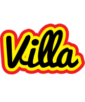 Villa flaming logo