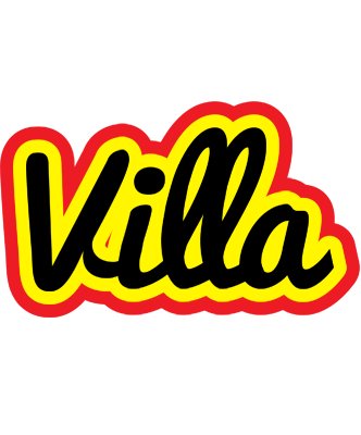 Villa flaming logo