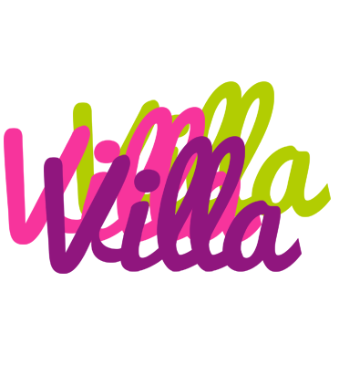 Villa flowers logo