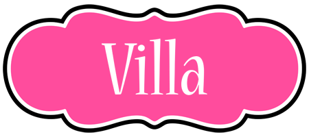 Villa invitation logo