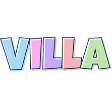 Villa pastel logo