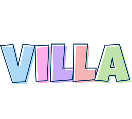 Villa pastel logo