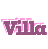 Villa relaxing logo