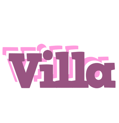 Villa relaxing logo