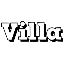 Villa snowing logo