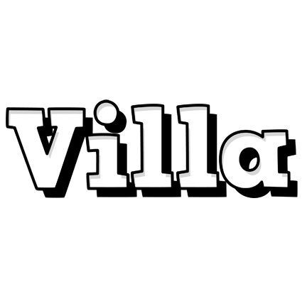 Villa snowing logo