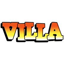 Villa sunset logo