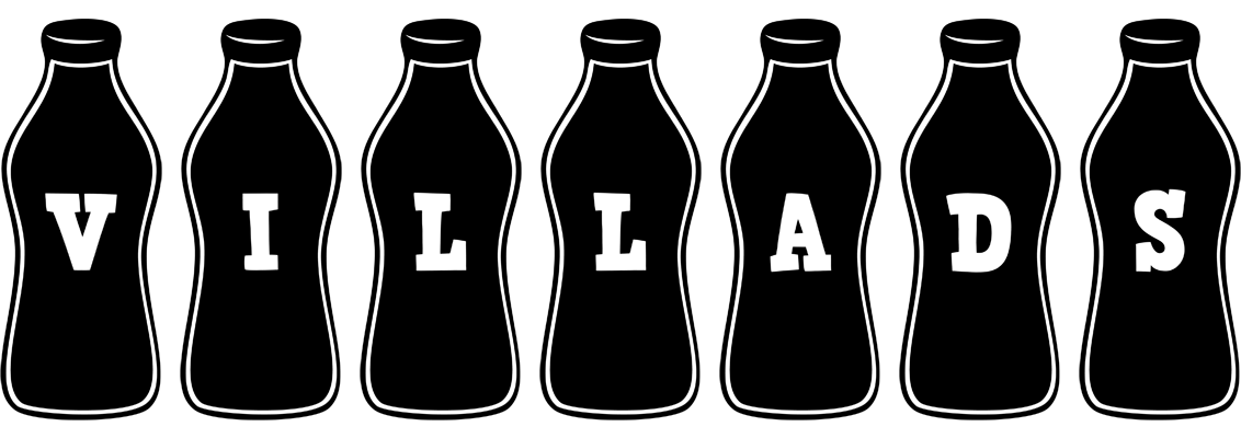 Villads bottle logo