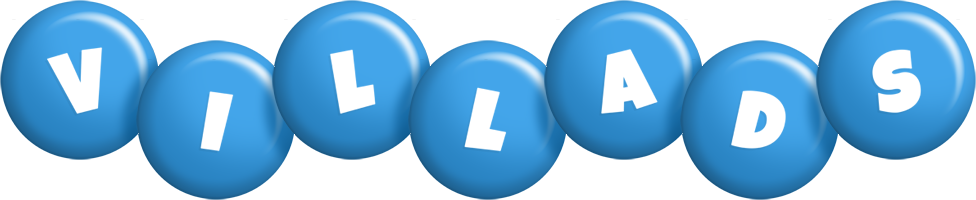 Villads candy-blue logo