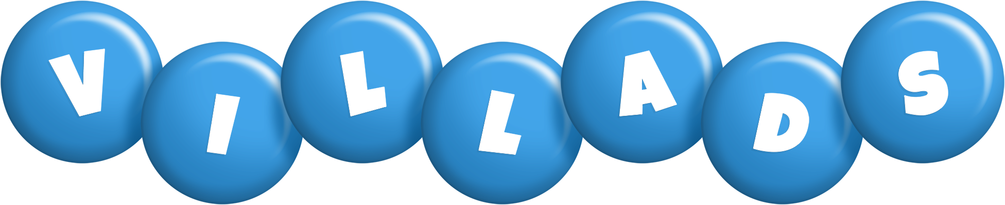 Villads candy-blue logo