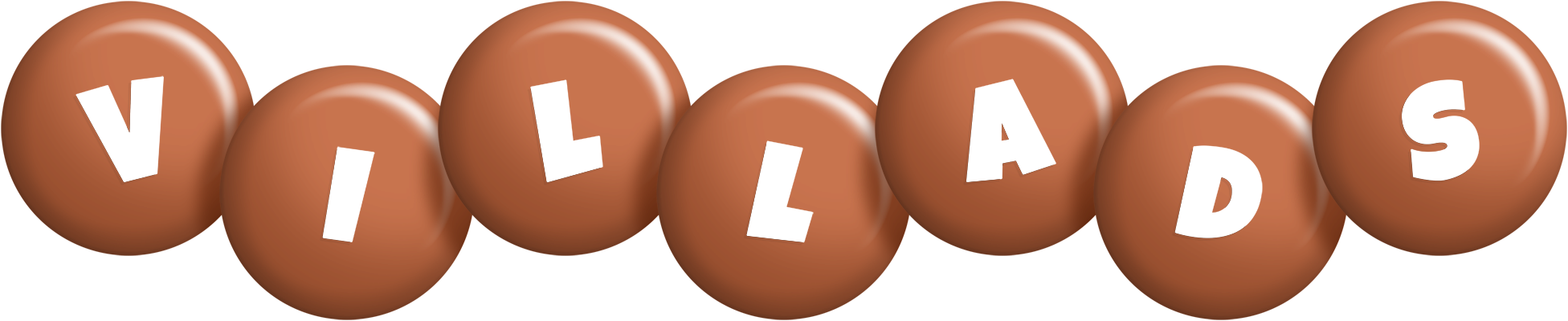 Villads candy-brown logo