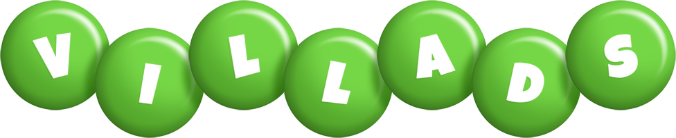 Villads candy-green logo