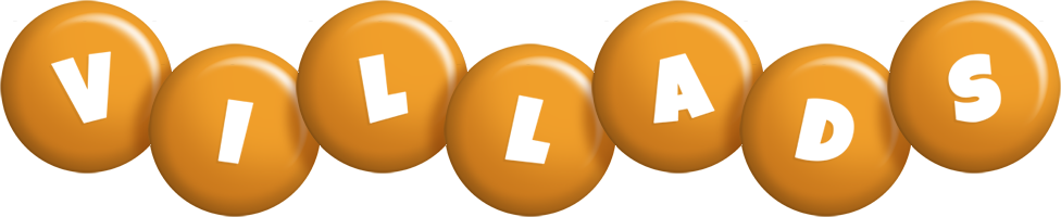 Villads candy-orange logo