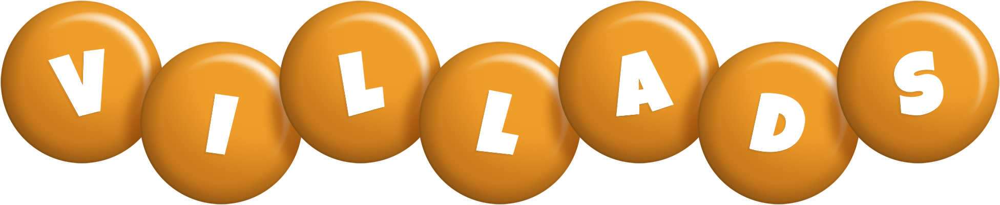 Villads candy-orange logo
