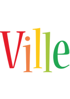 Ville birthday logo