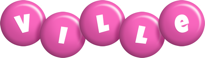 Ville candy-pink logo