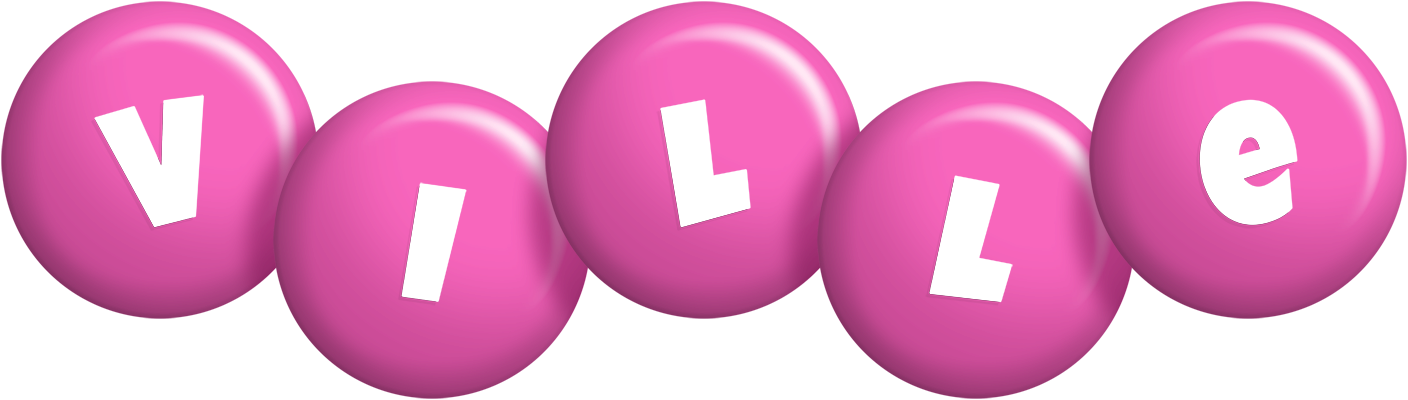 Ville candy-pink logo