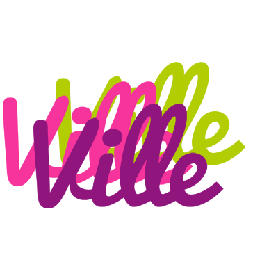 Ville flowers logo