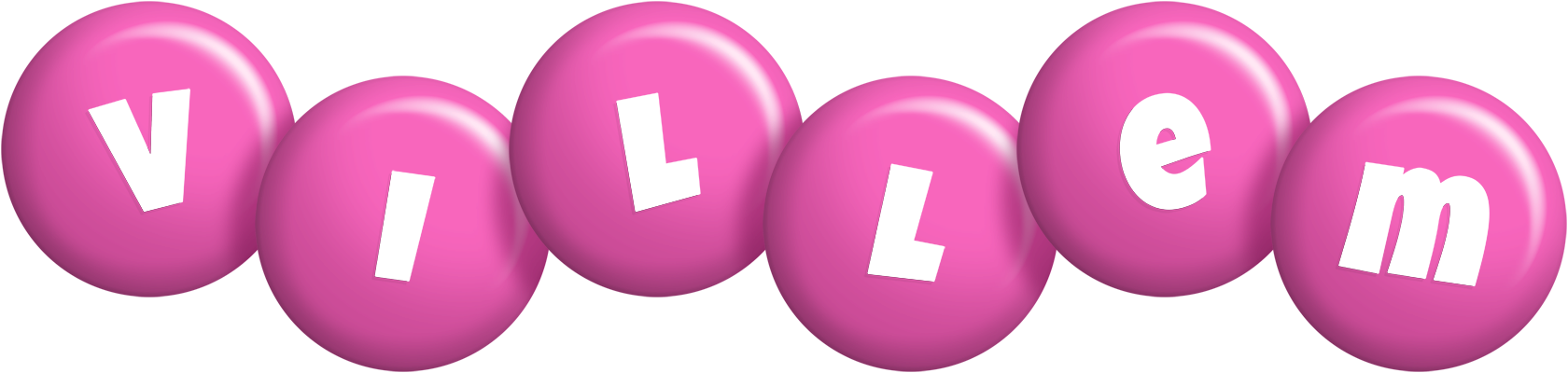 Villem candy-pink logo