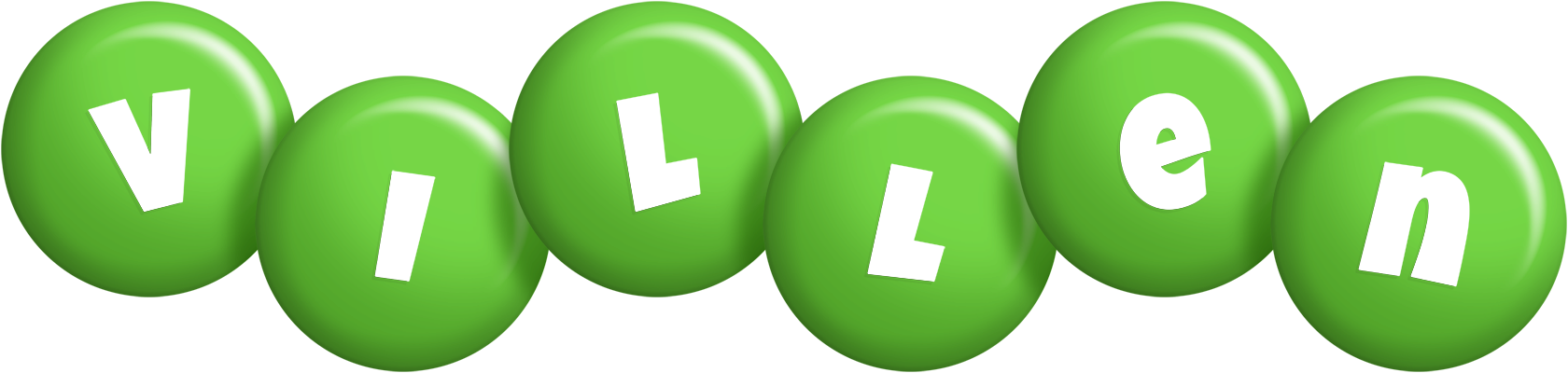 Villen candy-green logo