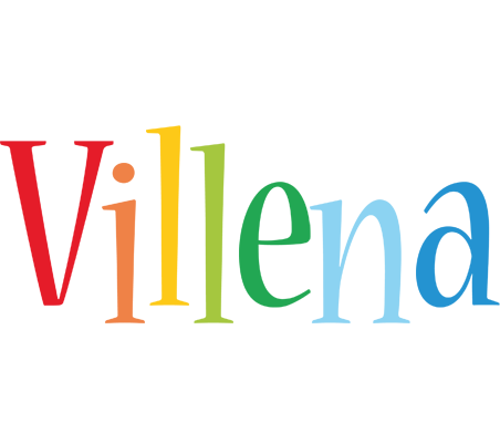 Villena birthday logo