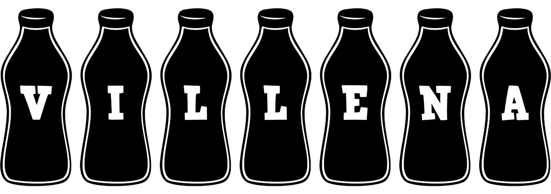 Villena bottle logo