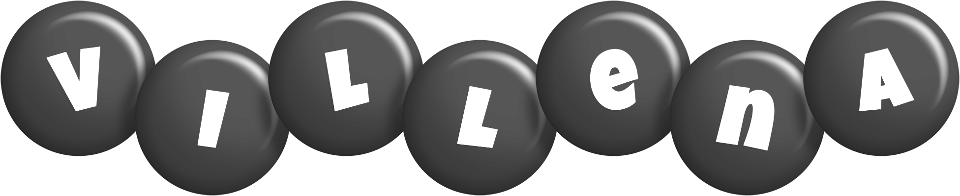 Villena candy-black logo