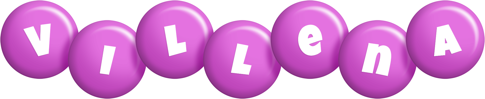 Villena candy-purple logo