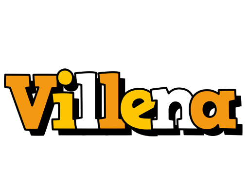 Villena cartoon logo