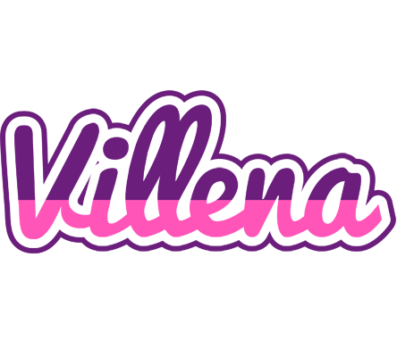 Villena cheerful logo
