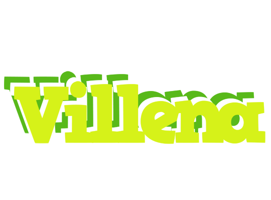 Villena citrus logo