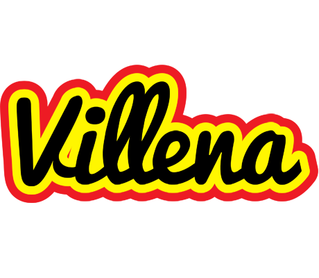 Villena flaming logo