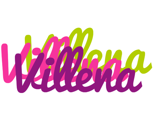 Villena flowers logo