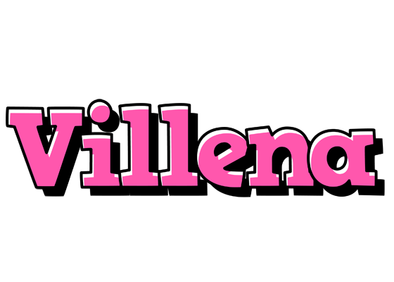 Villena girlish logo