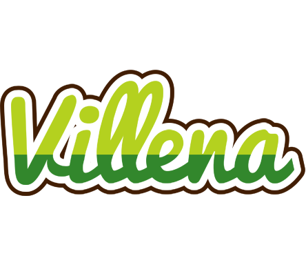 Villena golfing logo