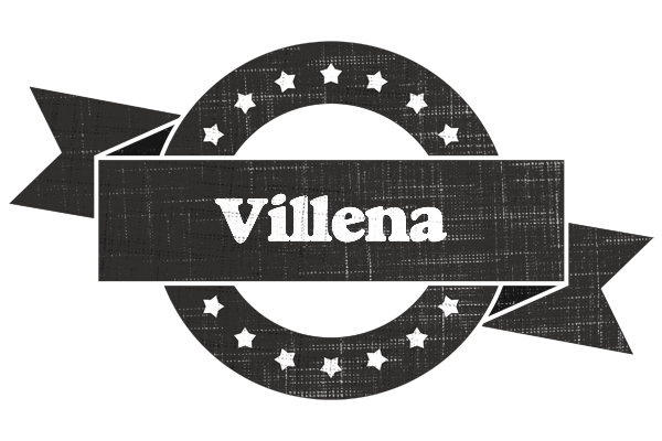 Villena grunge logo