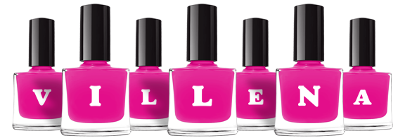 Villena nails logo