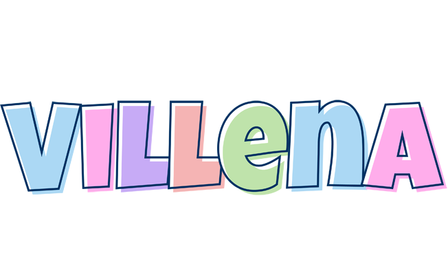 Villena pastel logo