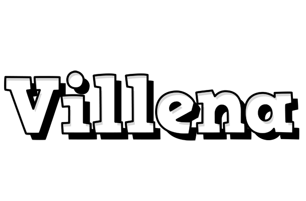 Villena snowing logo