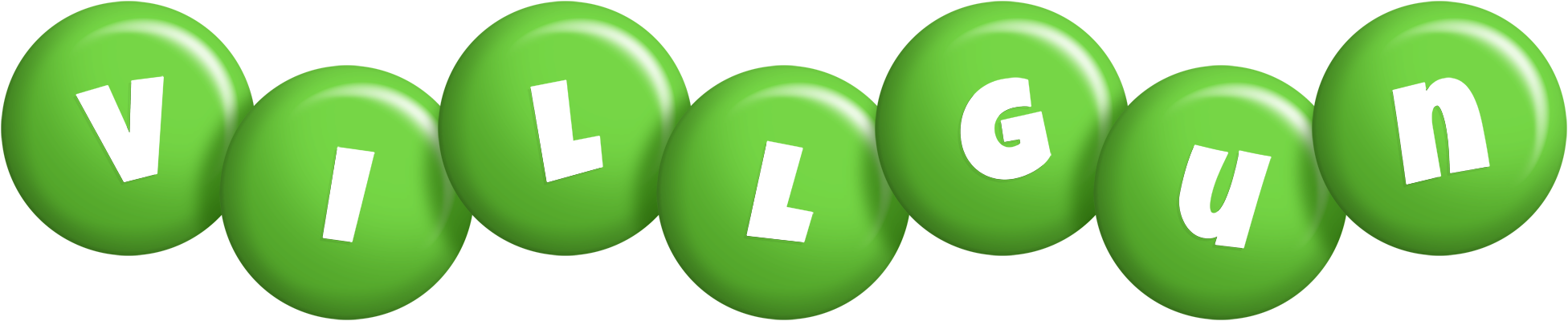 Villgun candy-green logo