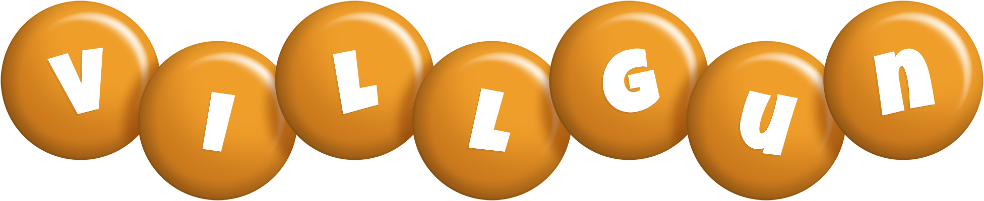 Villgun candy-orange logo