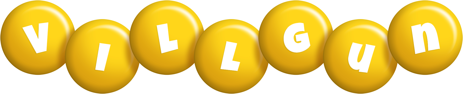 Villgun candy-yellow logo