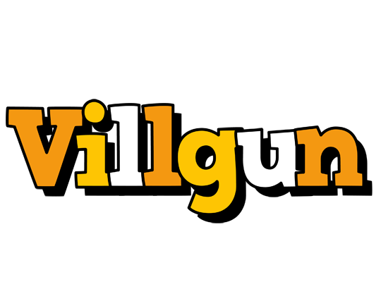 Villgun cartoon logo